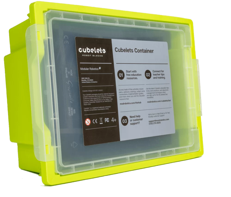 Cubelets Storage Container (multiple colour options)