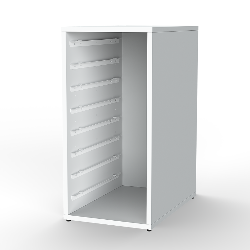28" Tall Cabinet for Storage Trays
