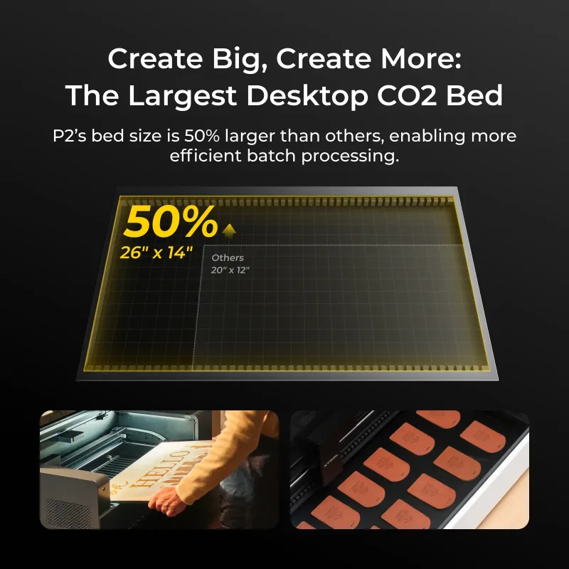 xTool P2S Laser Cutter All in One Education Bundle, photo 10