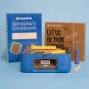 ChompSaw Maker Bundle contents: ChompSaw, Inventor's Workbook, fence lid, guides and tools