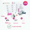 CoDrone EDU Classroom 18-Pack: 18 drones with controllers, 18 extra power packs, 3 frame sets, 3 motor sets and a 2-year warranty