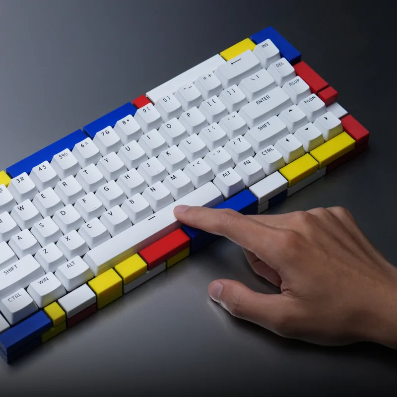 A multi-colour 3D printed keyboard case