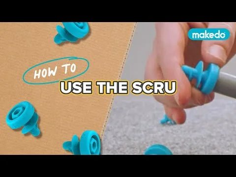 How To Use the Makedo Scru